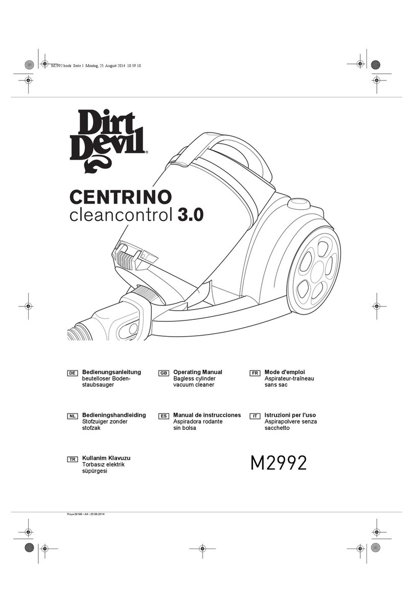 Dirt Devil M2992 User manual