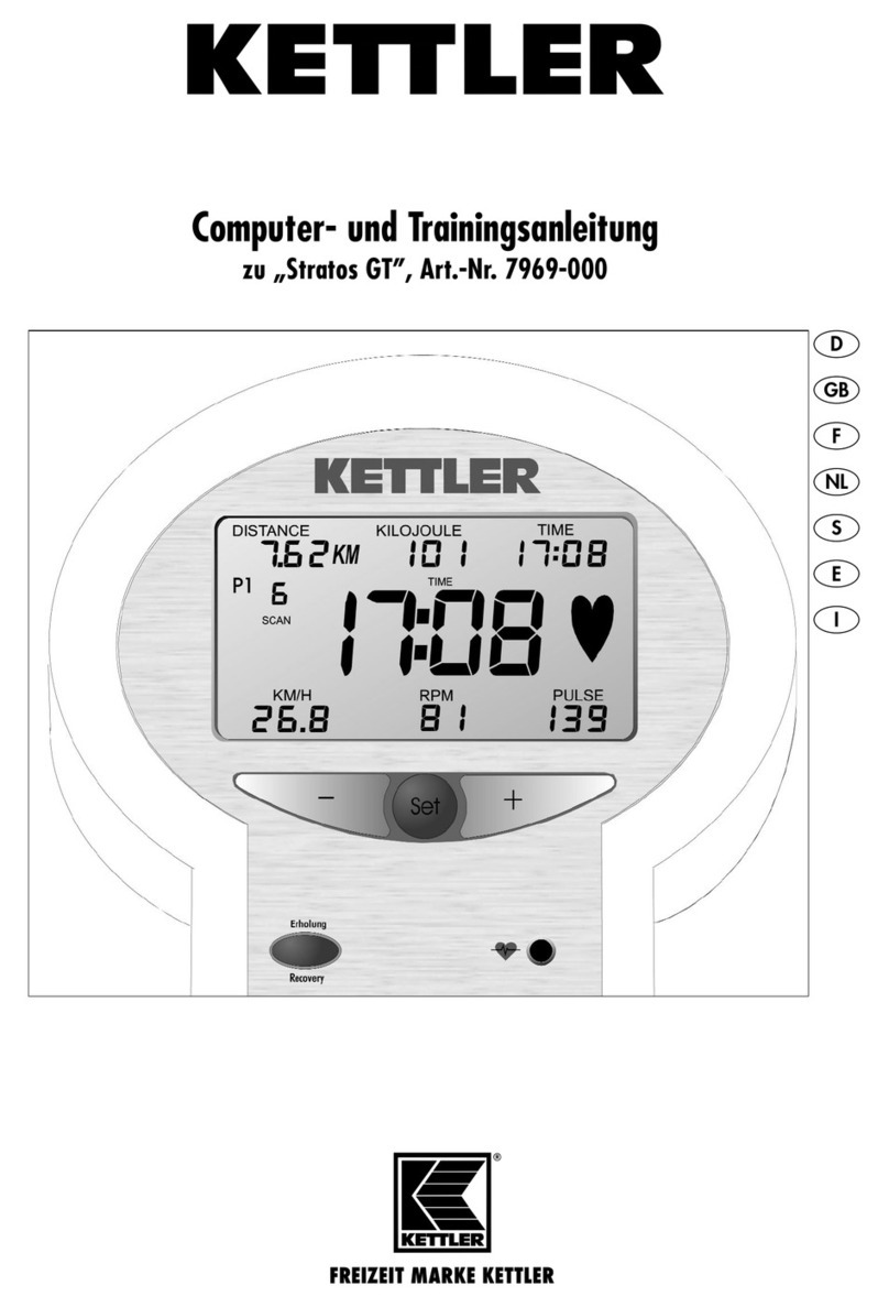 Kettler Stratos GT 7969 000 operating instructions