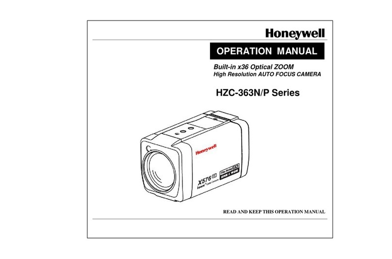 Honeywell HZC-363N/P Series User manual
