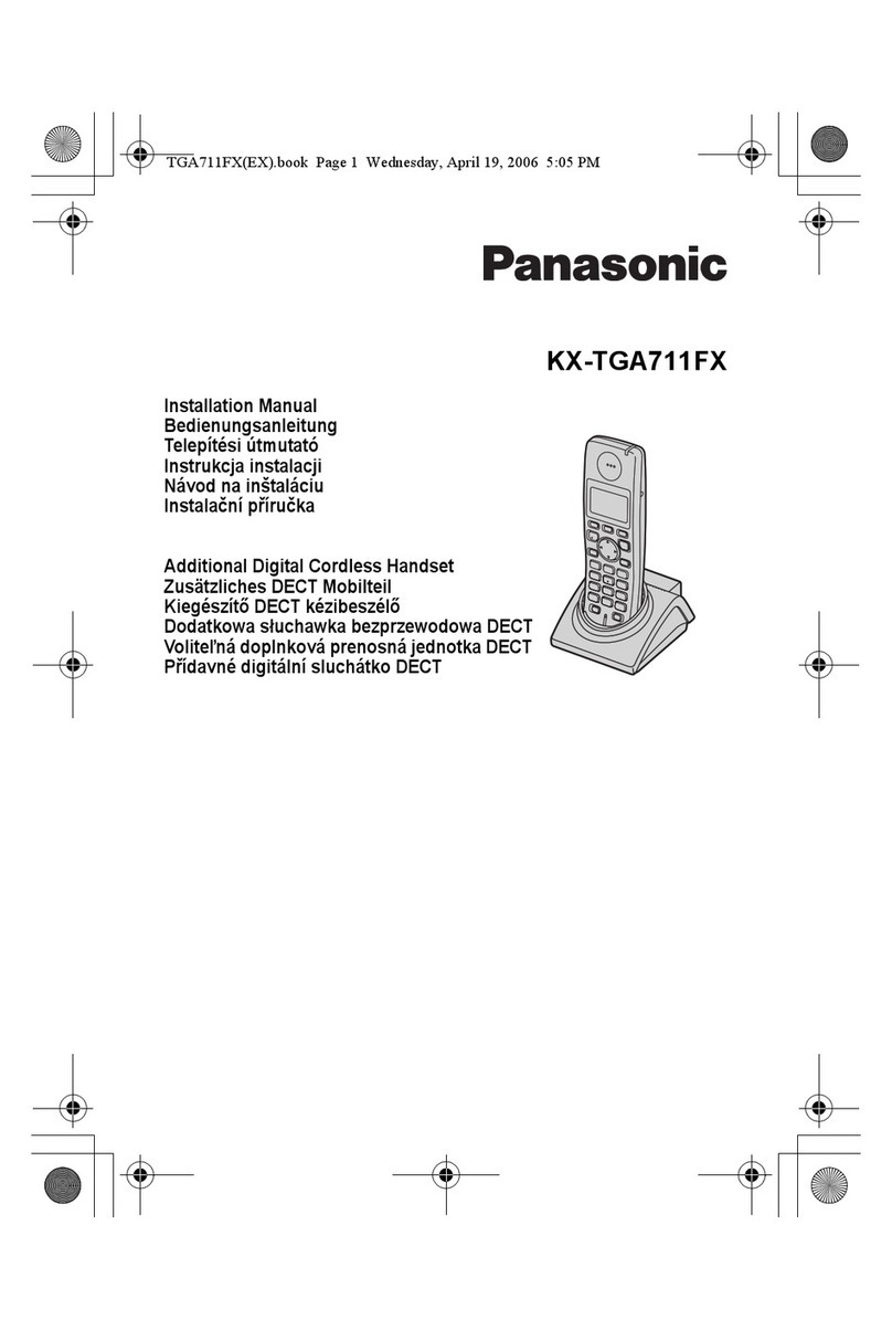 Panasonic KX-TGA711FX User manual
