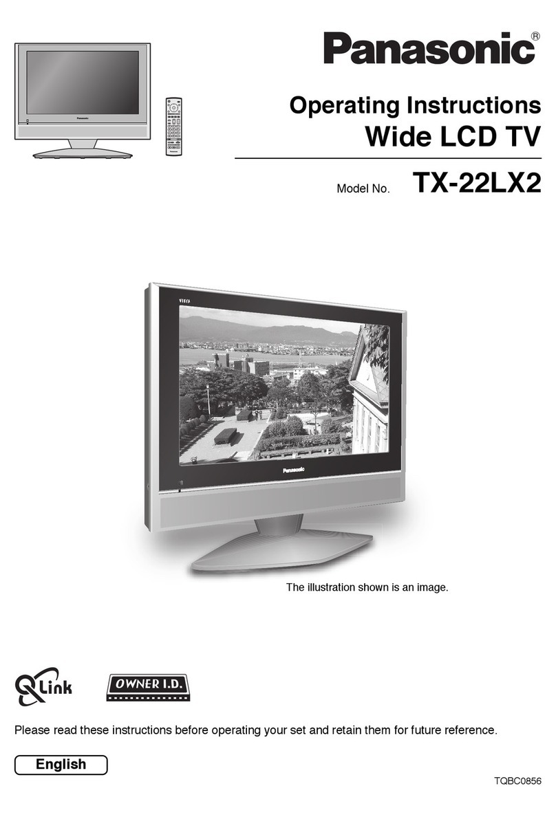 Panasonic TX-22LX2 operating instructions