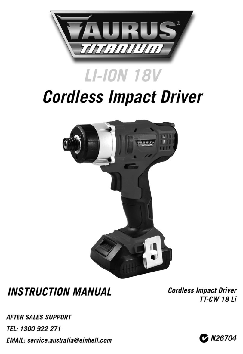 Taurus TT-CW 18 Li instruction manual