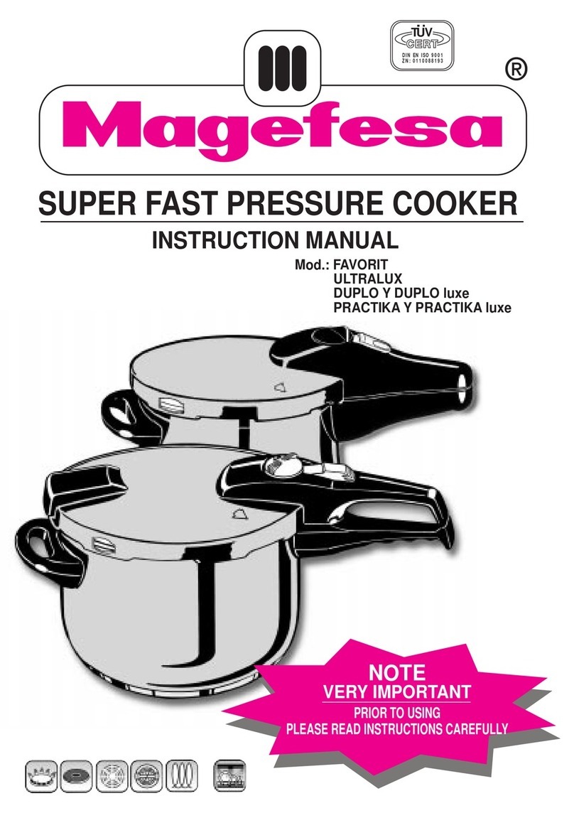 Magefesa PRACTIKA Y PRACTIKA luxe instruction manual