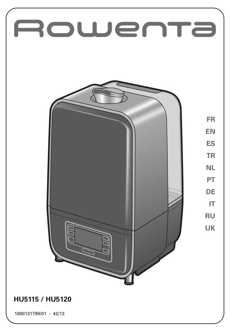 Rowenta HU5120 instruction manual