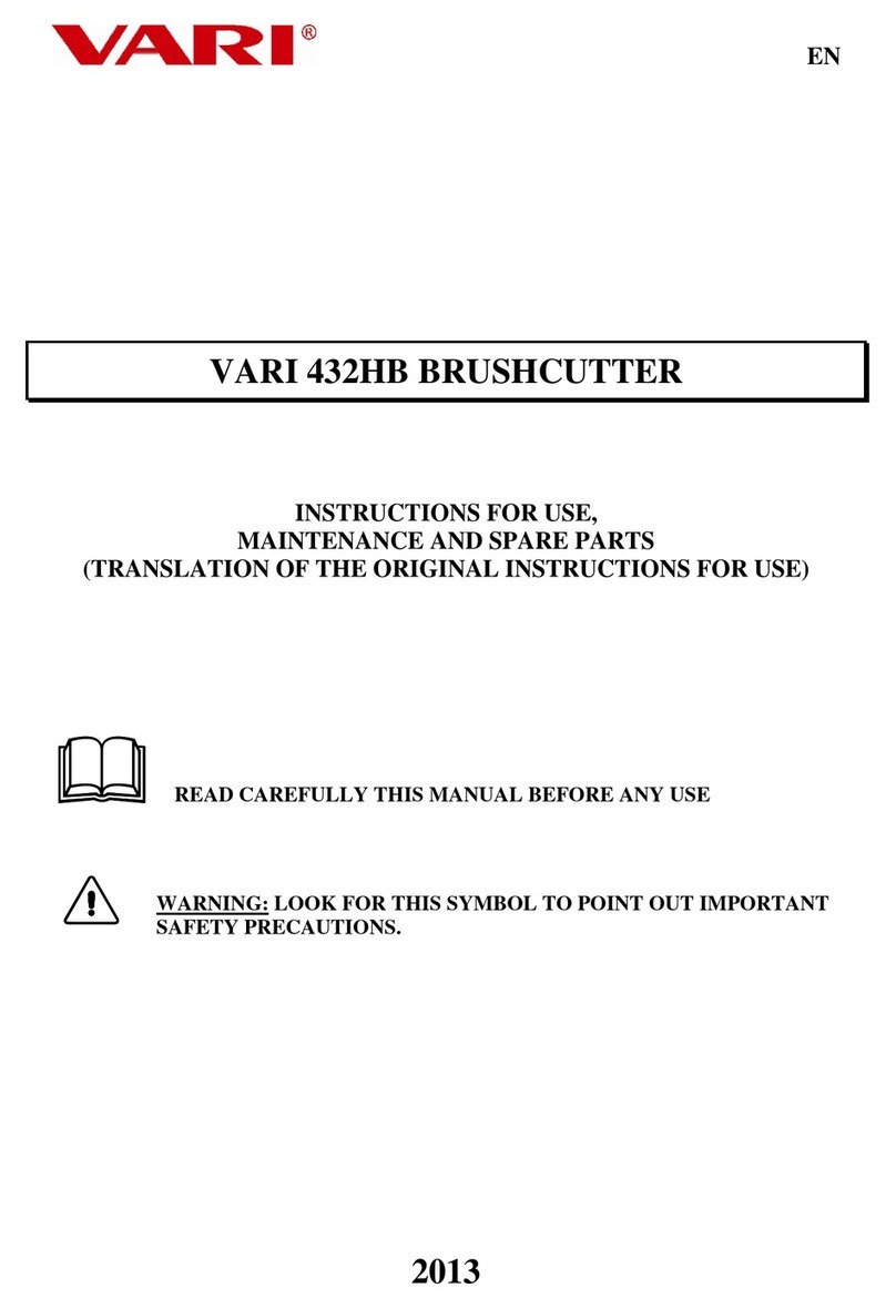 Vari 432HB Instructions for use