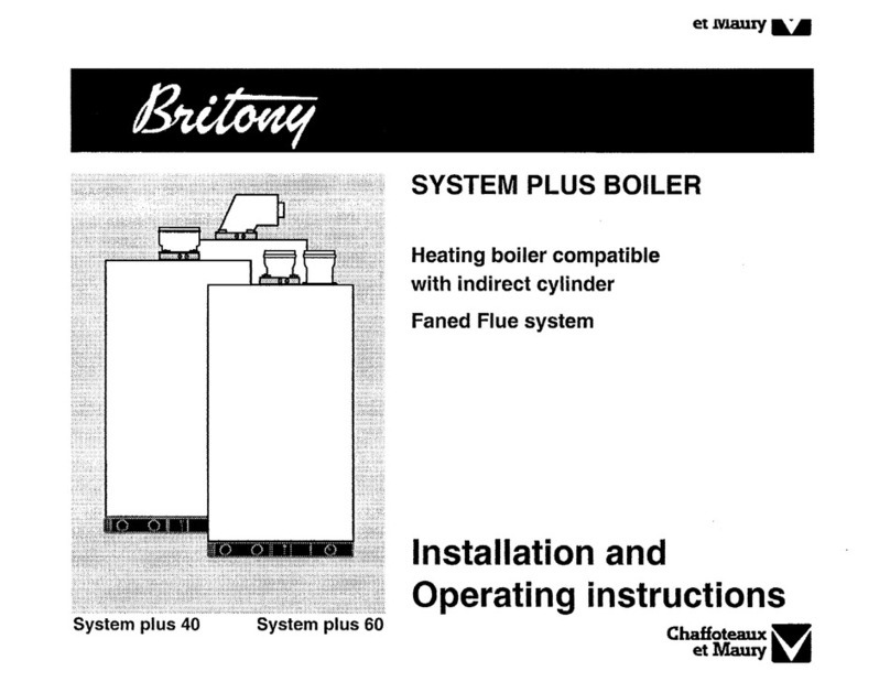 Chaffoteaux & Maury System plus 60 User manual