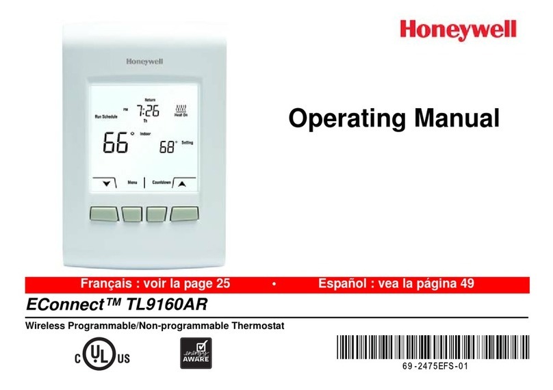 Honeywell EConnect TL9160AR User manual Honeywell EConnect TL9160AR User manual