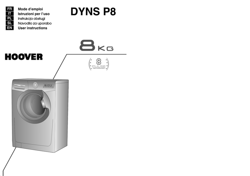Hoover DYNS P8 User manual