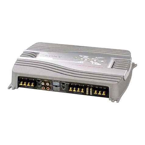 Sony XM-SD14X User manual