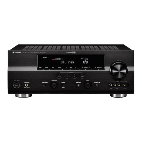 Yamaha RXV765 - RX AV Receiver User manual