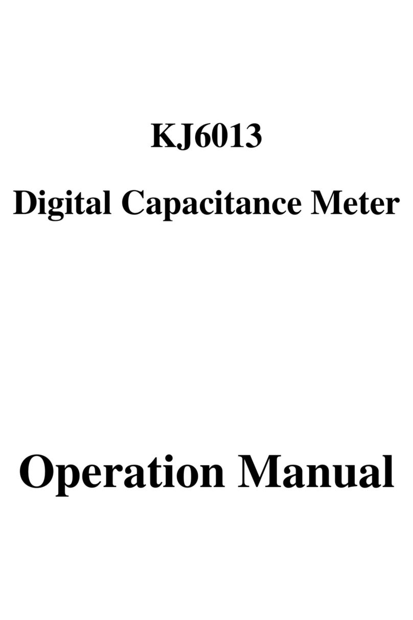 KJ Instrument KJ6013 Operation manual