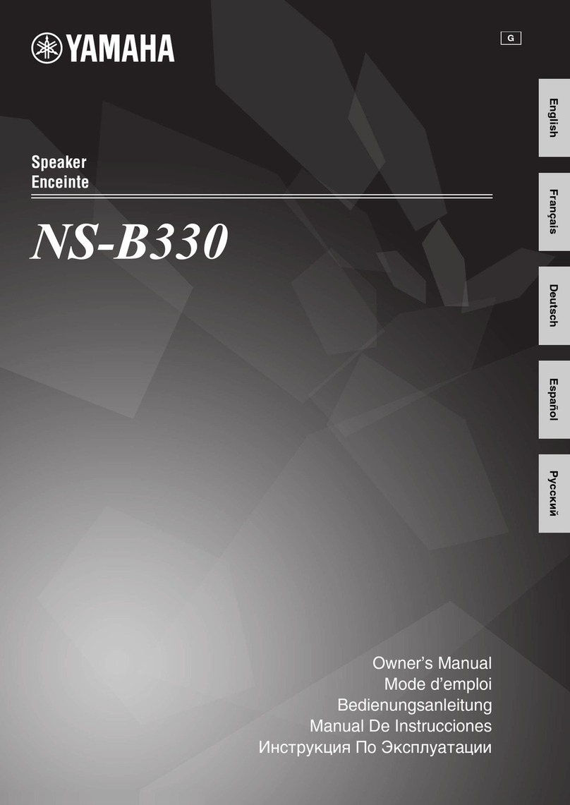 Yamaha NS-B330 User manual