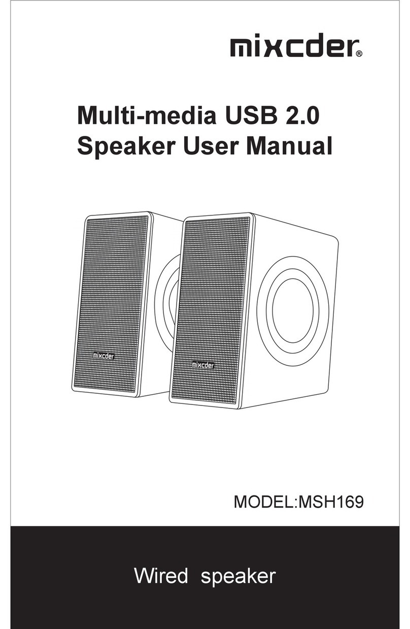 Mixcder MSH169 user manual