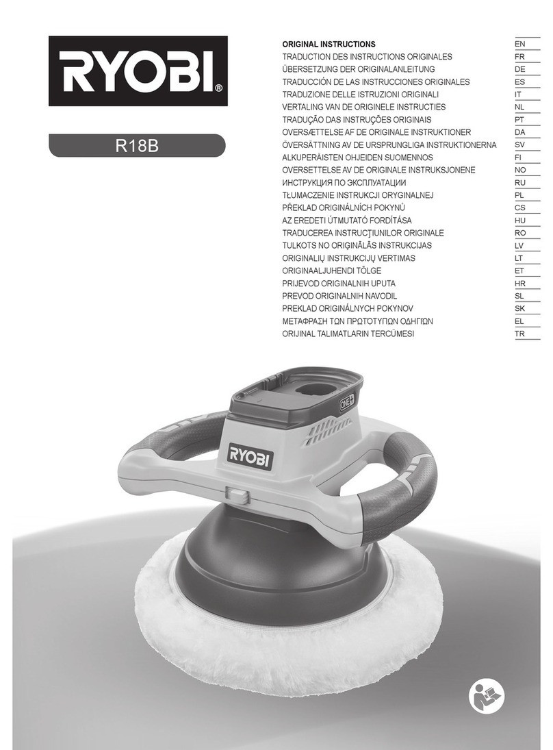 Ryobi R18B User manual