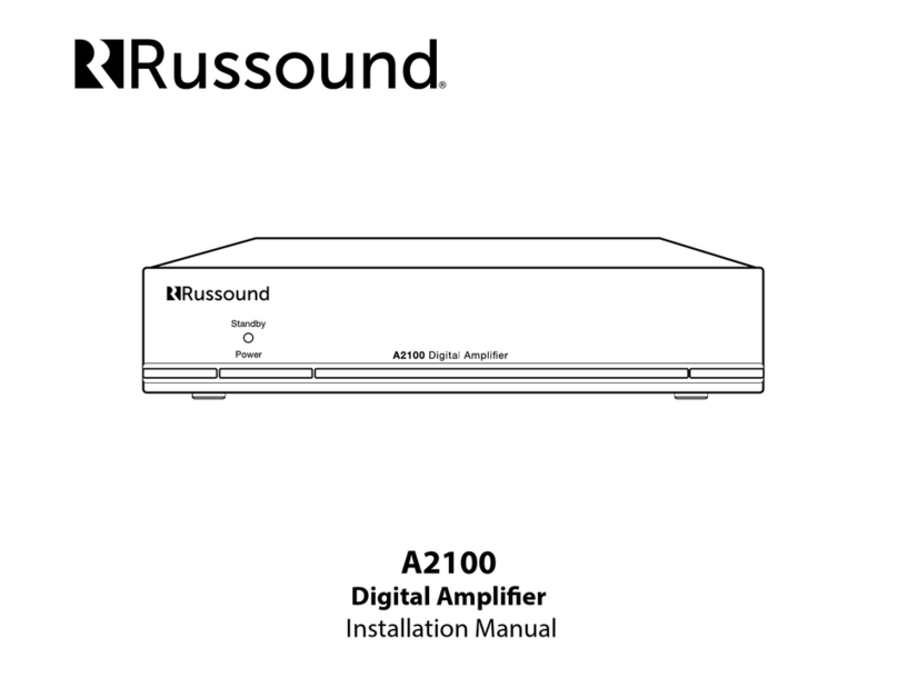 Russound A2100 User manual