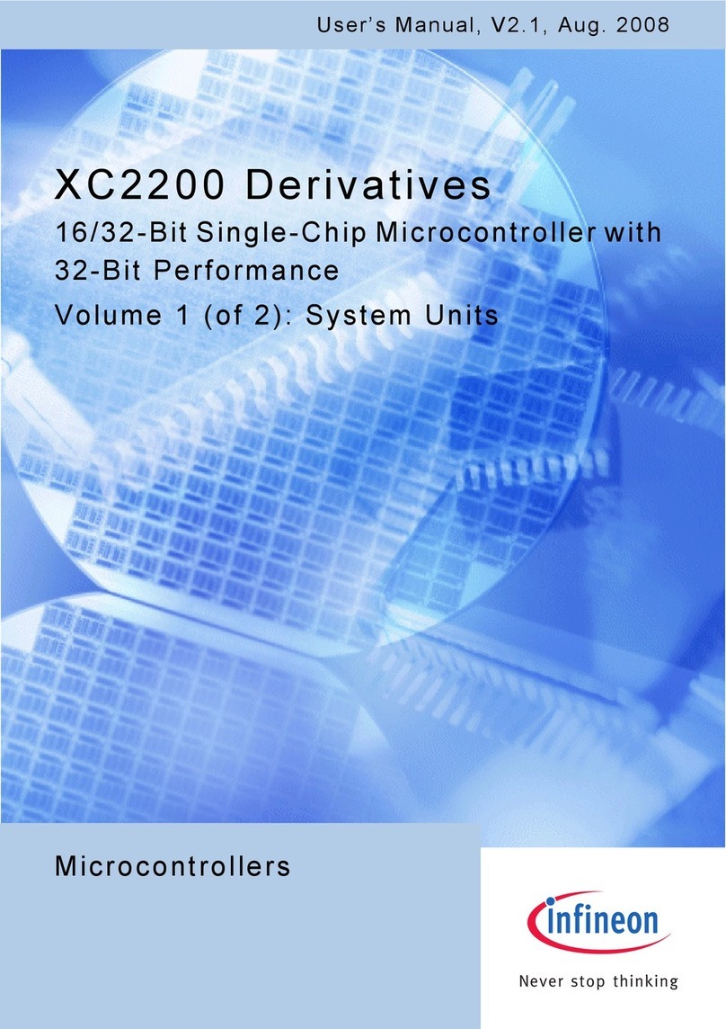 Infineon Technologies XC2200 User manual