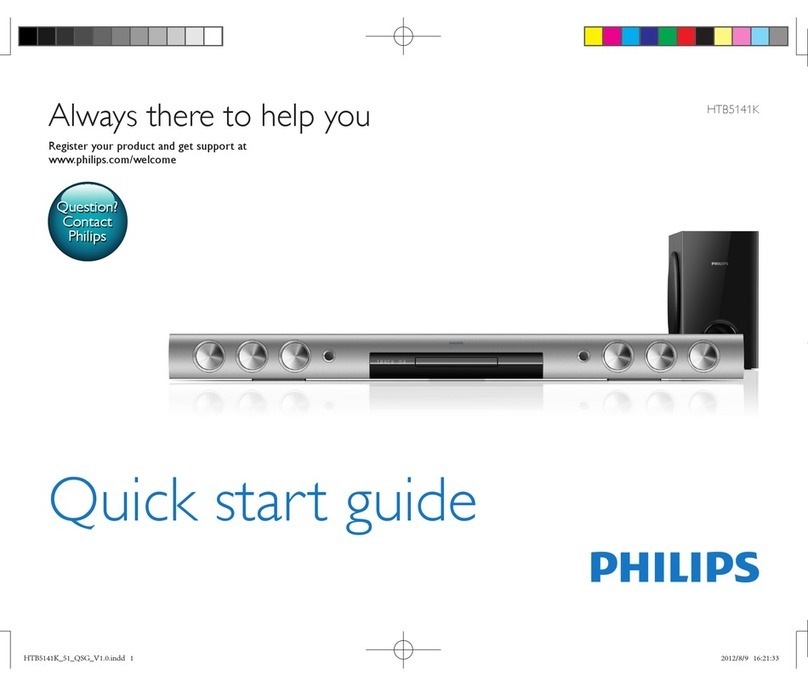 Philips htb5141k User manual