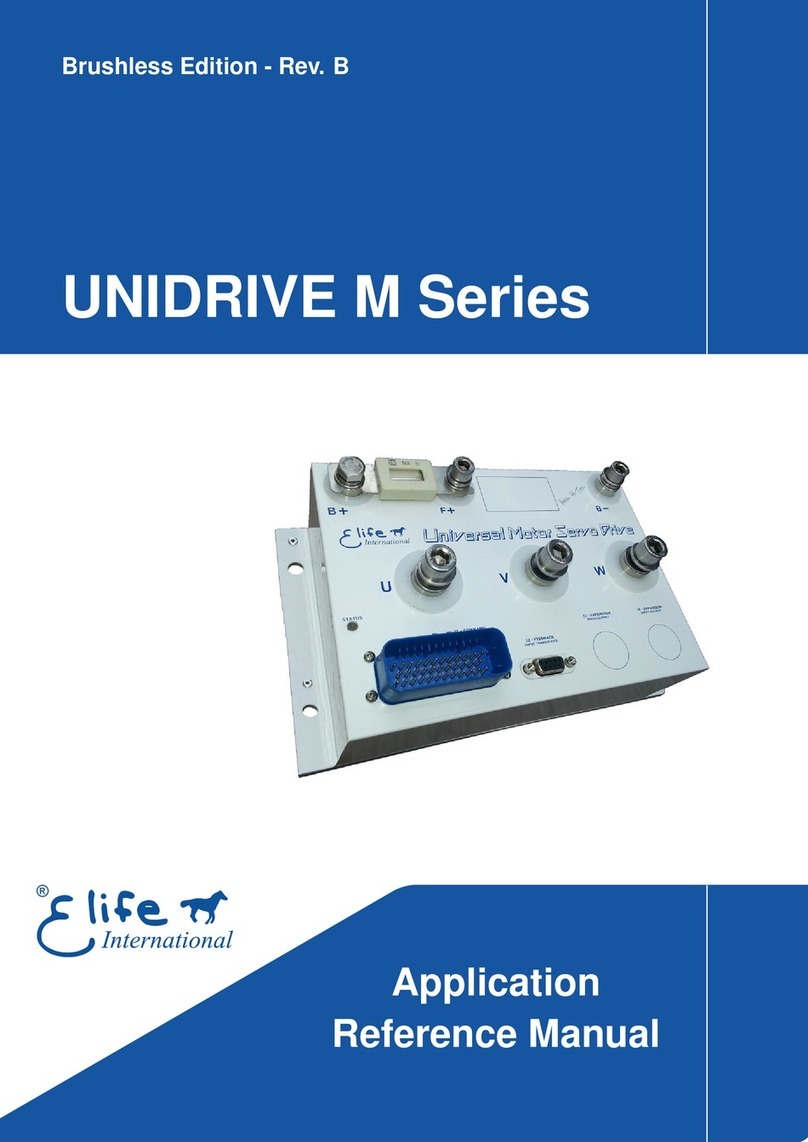 Elife UNIDRIVE M series User manual