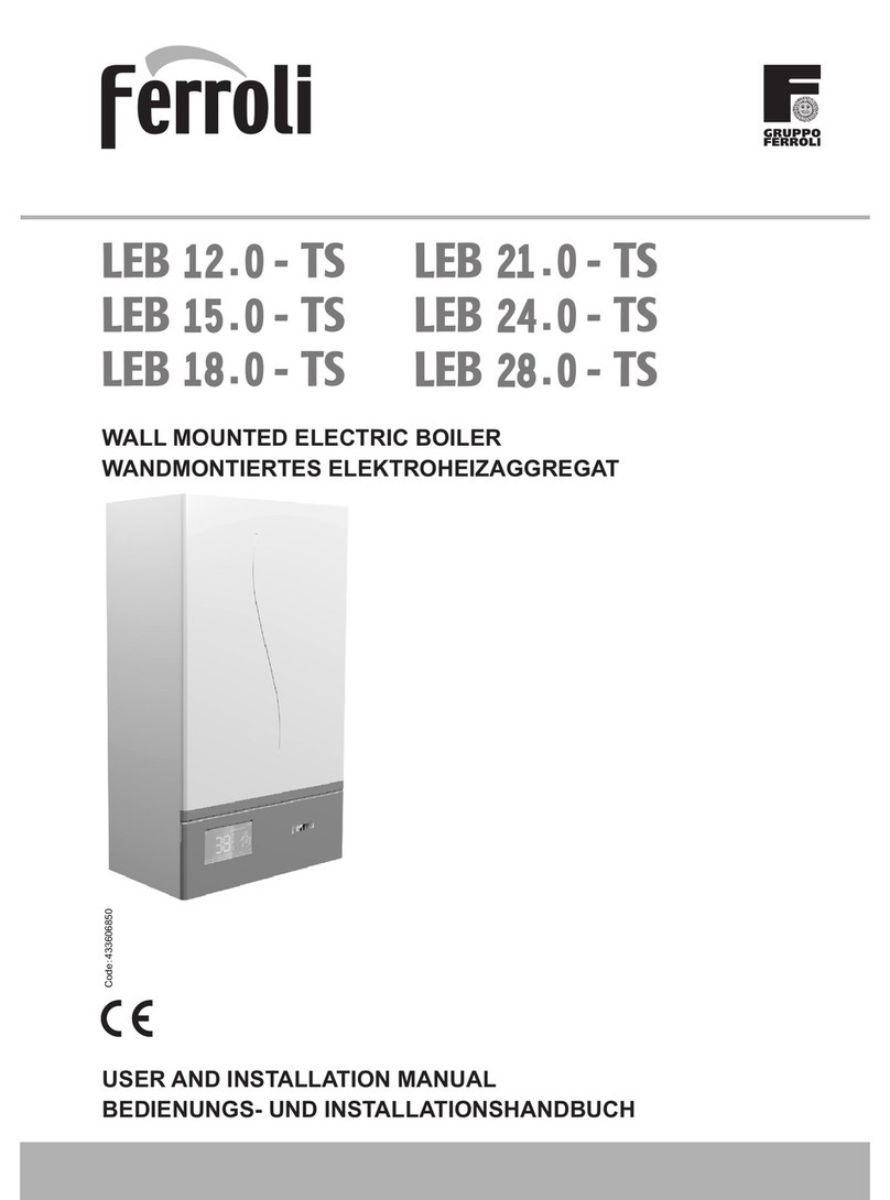 Ferroli LEB 28.0-TS Operating manual Ferroli LEB 28.0-TS Operating manual