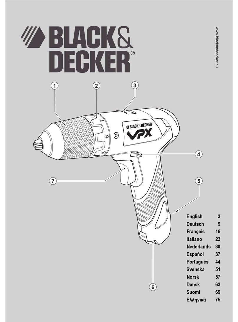 Black & Decker 1 VPX VPX1201 User manual