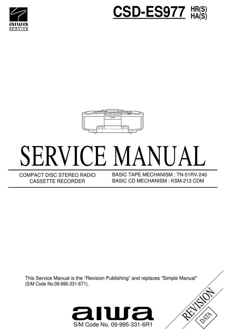 Aiwa CSD-ES977 User manual