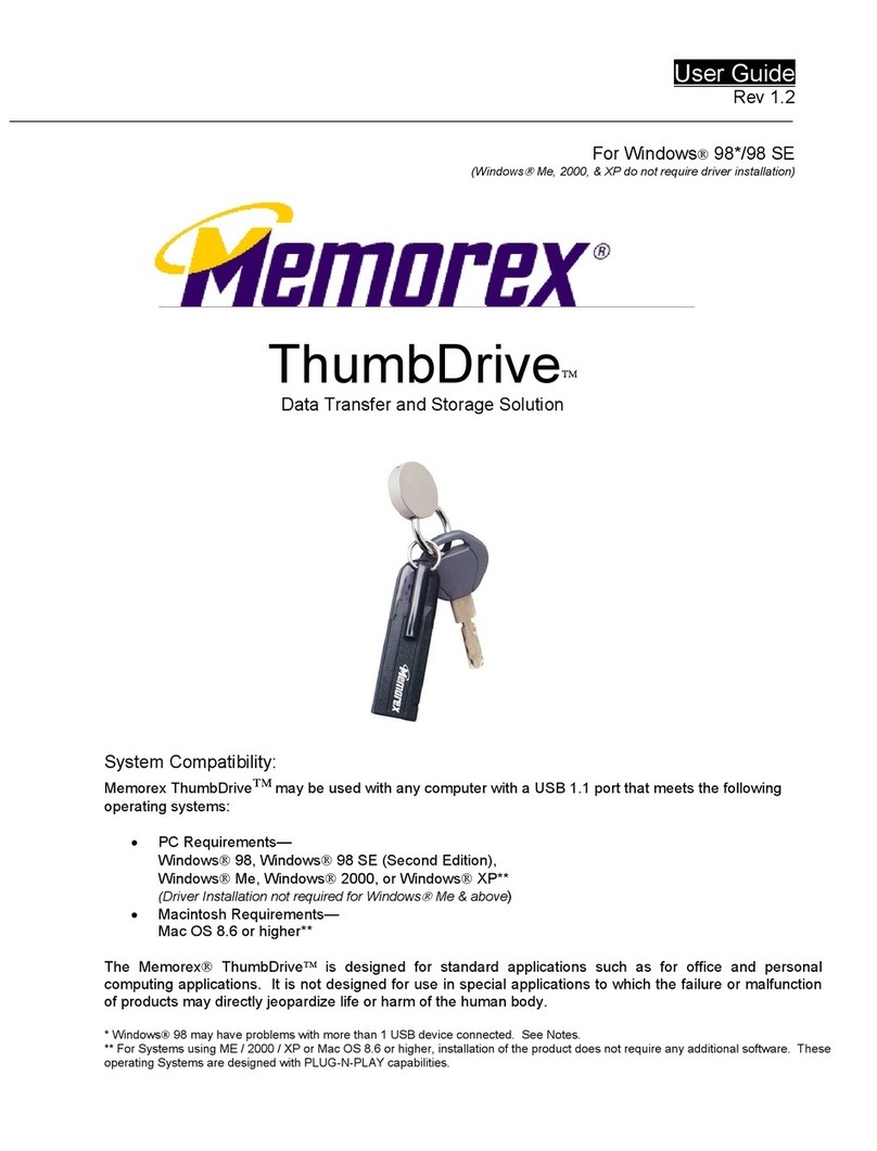 Memorex thumbdrive User manual Memorex thumbdrive User manual