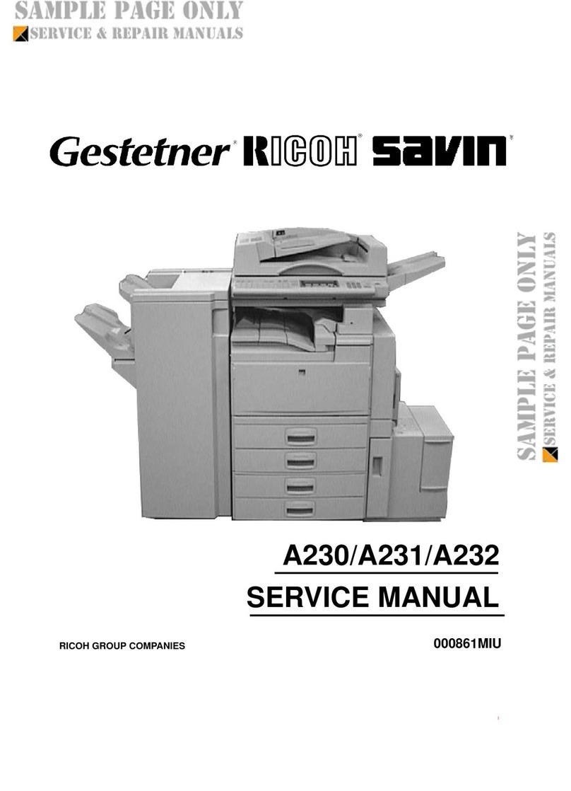Ricoh A230 Service manual