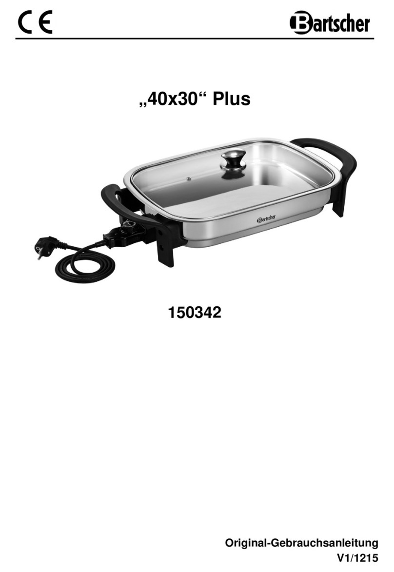 Bartscher 150342 user manual
