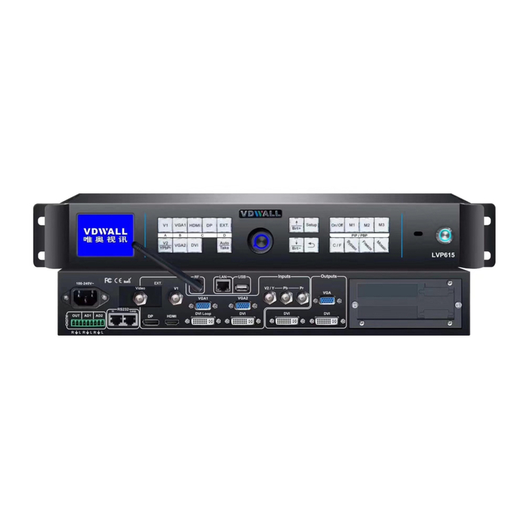 Vdwall LVP615 series user manual