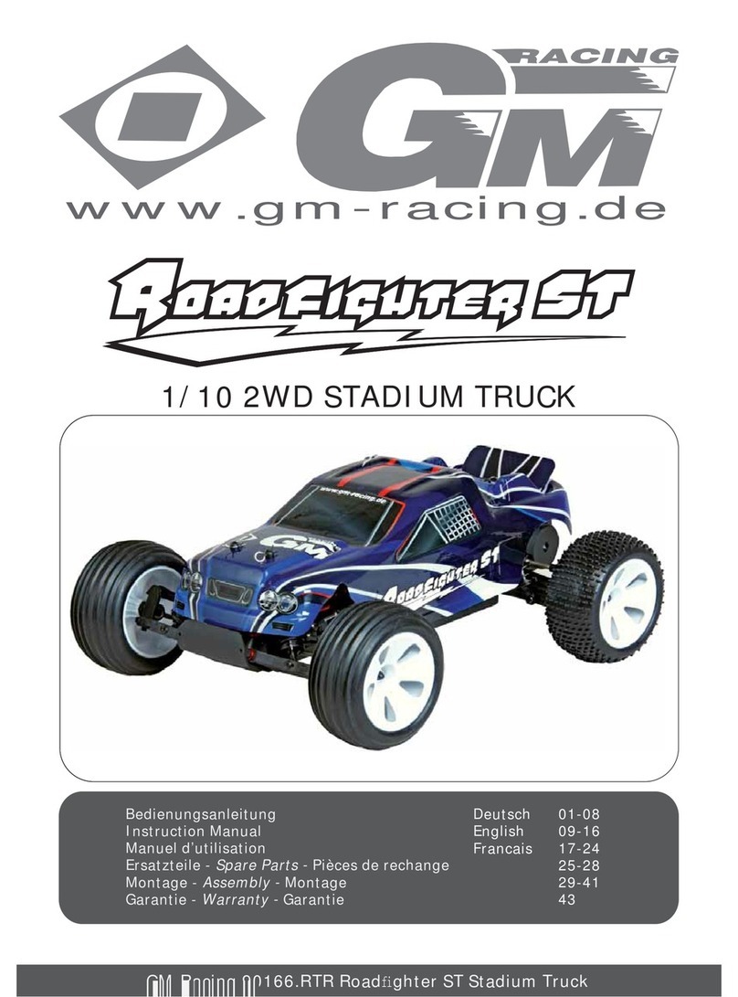 GM-Racing 90166.RTR Roadfighter ST instruction manual GM-Racing 90166.RTR Roadfighter ST instruction manual