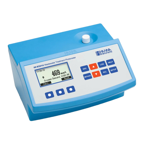 Hanna Instruments HI 83214 User manual Hanna Instruments HI 83214 User manual