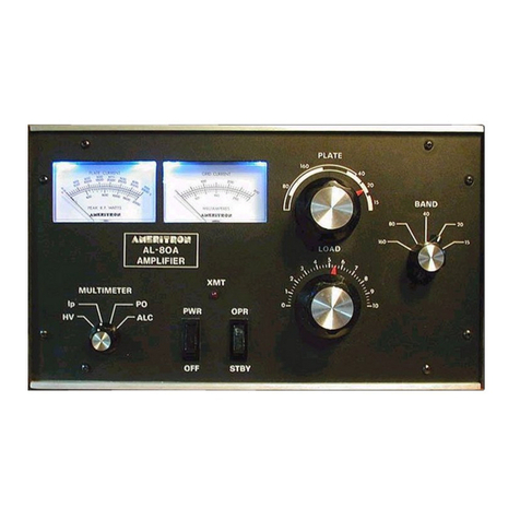 AMERITRON AL-80A User manual