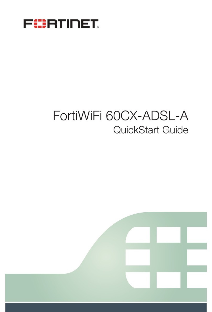 Fortinet FortiWiFi 60CX-ADSL-A quick start guide