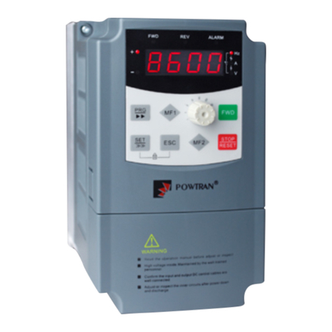 Powtran PI8600 F Series User manual