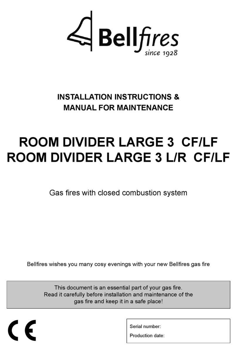 Bellfires RDL3 R LF Installation instructions & manual for maintenance