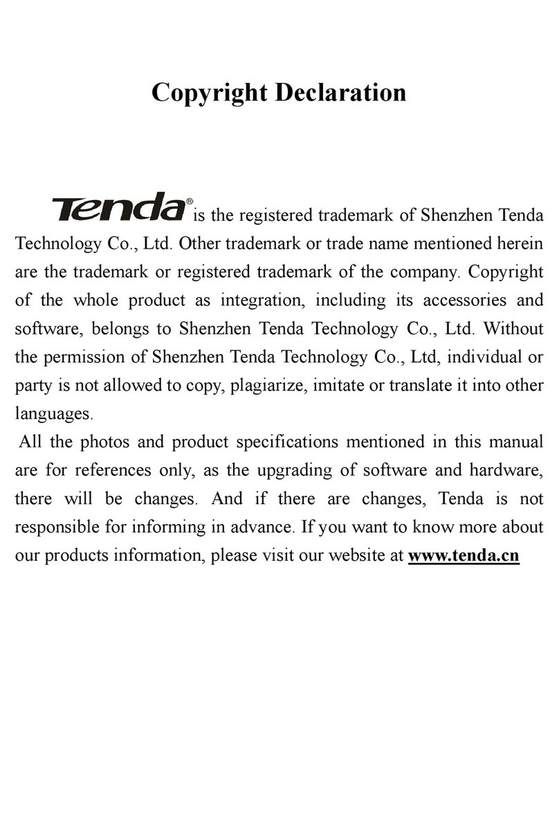 Tenda TED8620B+ user manual