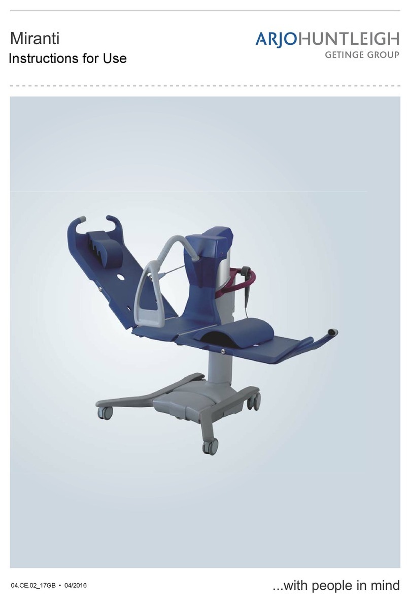 ARJO HUNTLEIGH Miranti User manual