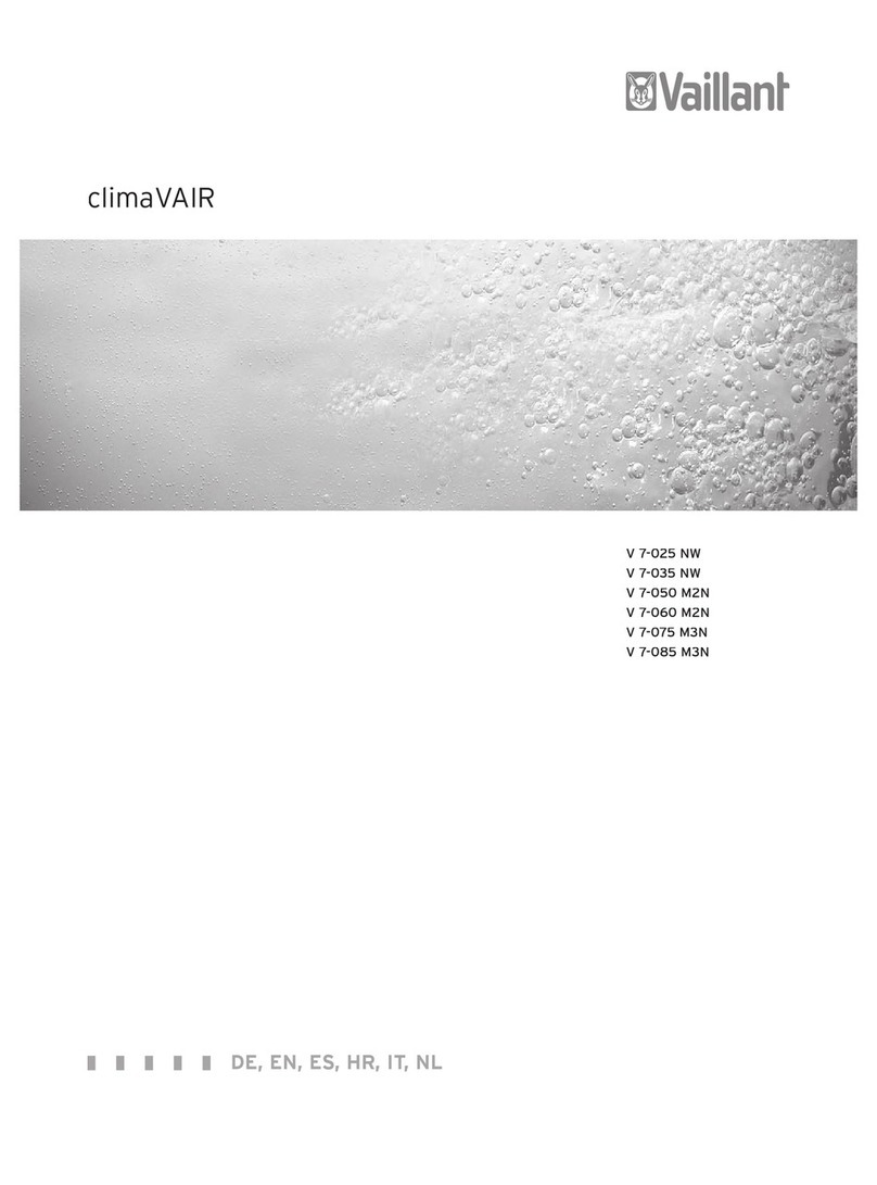 Vaillant climaVAIR V 7-085 M3N User manual Vaillant climaVAIR V 7-085 M3N User manual