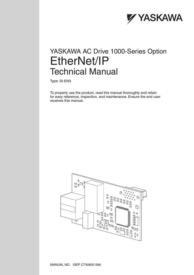 YASKAWA 1000-Series User manual