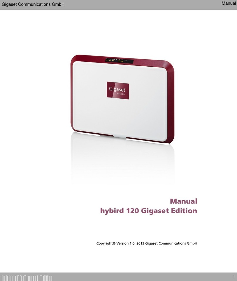 Gigaset Pro series Hybird 120 manual