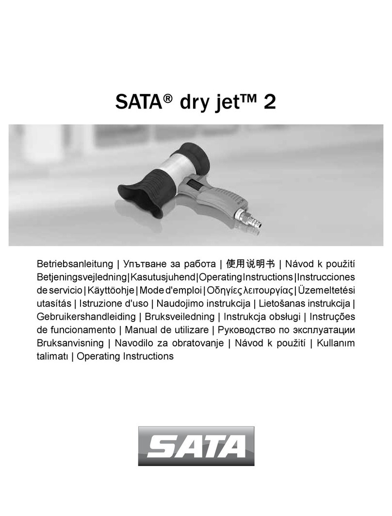 SATA dry jet 2 operating instructions