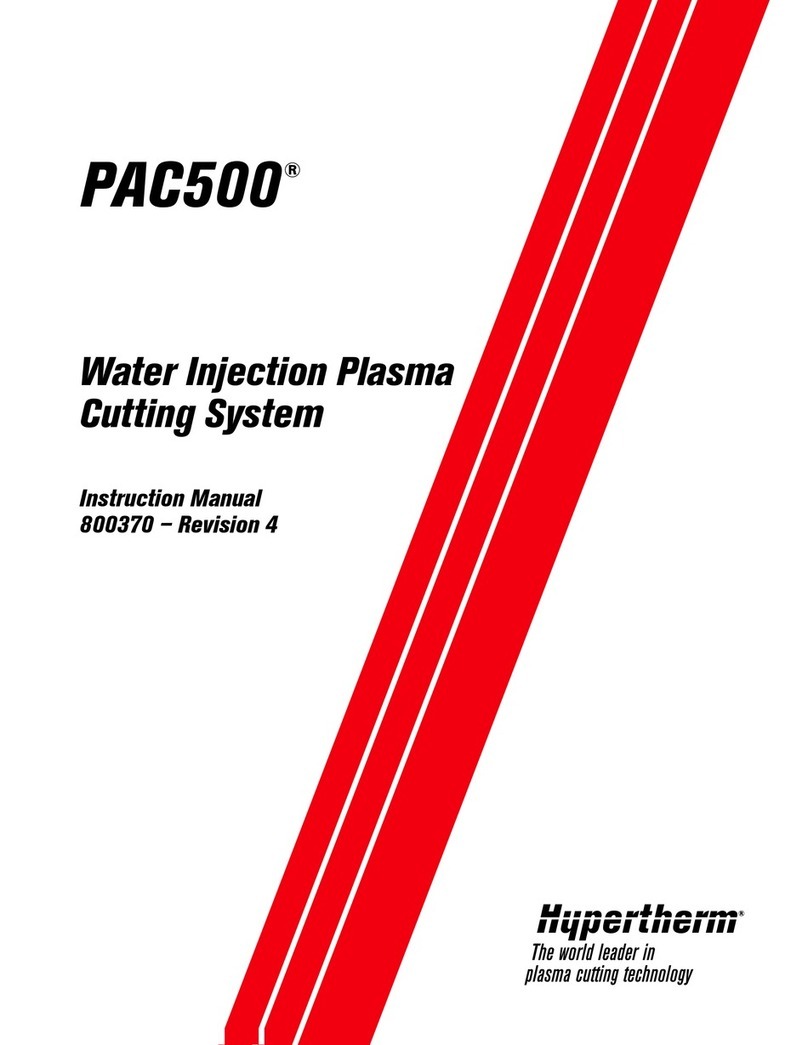 Hypertherm PAC500 User manual