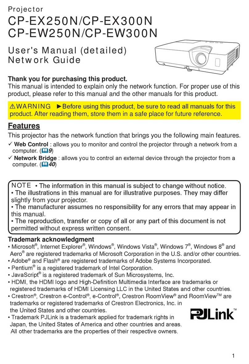 PJLink CP-EW300N user manual