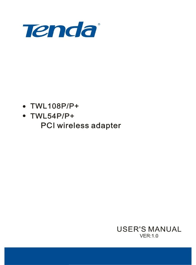 Tenda TWL54P+ user manual