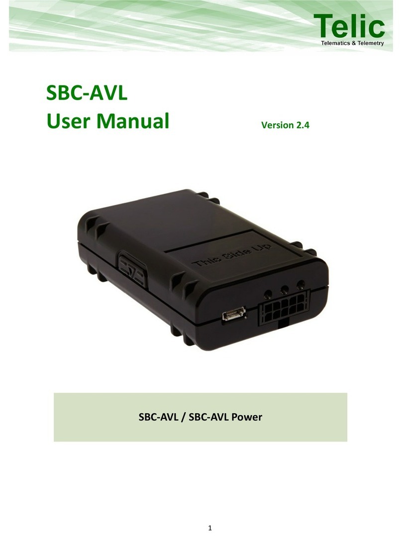 Telic SBC-AVL Power user manual