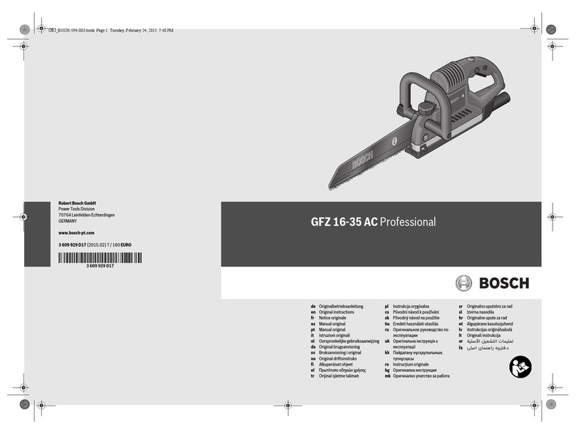 Bosch GFZ 16-35 AC Professional User manual