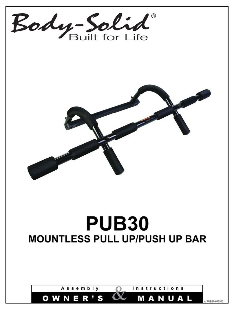 Body Solid PUB30 owner's manual