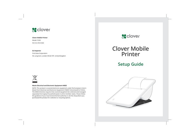 Clover P200 User manual