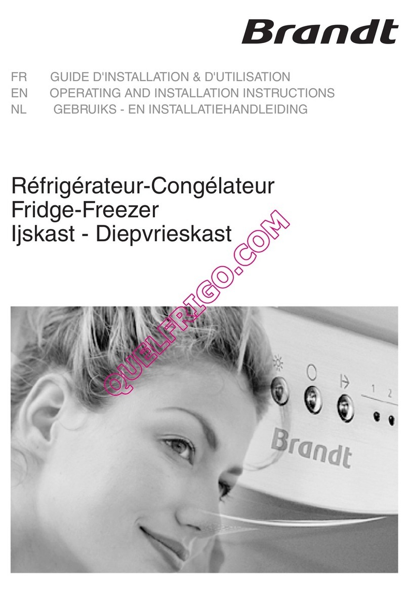 Brandt D3120 User manual