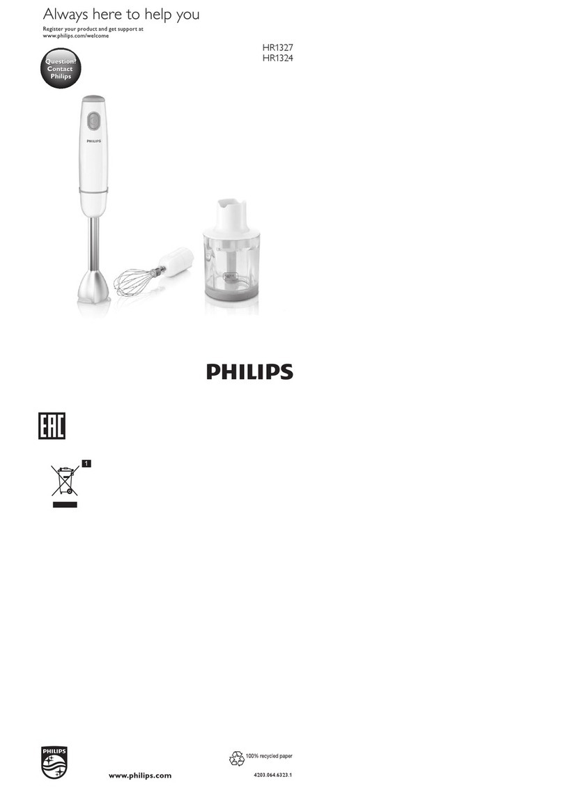 Philips hr1324 user manual